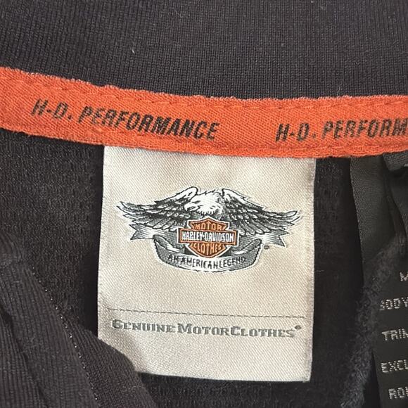 Harley Davidson Hd performance full zip log sleeve top - Picture 5 of 10